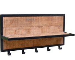 Kapstok Brix | Naturel Mangohout