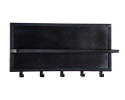 Kapstok Brix | Zwart Mangohout