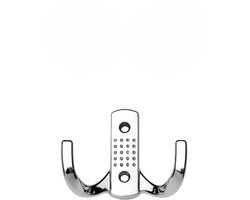 Kapstok Haak - Metalen Wandhaak - Hanger - 1 Stuk - Grijs