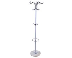 Kapstok in boomvorm met 16 haken en marmeren voet voor jassen, hoeden en tassen - ideaal voor entree en slaapkamer