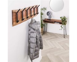 Kapstok Timber 2x6 haken 100 cm