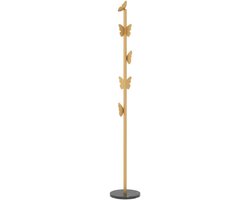 Kapstokboom met Marmeren Basis - Verticale Kapstok Vloer Kapstok - Opbergen en Ordenen - Creatieve Boog Haken