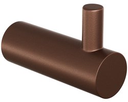 Kapstokhaak - Brons Kleur - RVS - GPF - Bronze blend jas/handdoekhaak, 40x14 mm