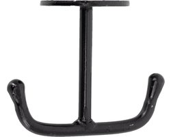 Kapstokhaak zwart