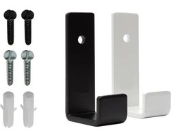 Kapstokhaak zwart staal