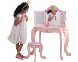 Kaptafel en krukje Prinsessen - Kidkraft (76123)