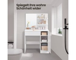 Kaptafel, kaptafel, met spiegel