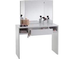 Kaptafel Schminki 100 cm breed met spiegel