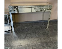 Kaptafel spiegel Chroom