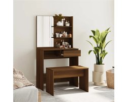 Kaptafelset 74,5x40x141 cm bruineiken