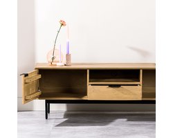 Kapur tv-meubel 140 cm mango naturel