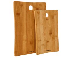 Karaca Bamboo - 2-delige Bambu Snijplank Set B3064 - 30 x 19 cm + 35 x 24 cm
