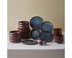 Karaca Earth Collection Mars Serviesset – 36-delig – 8 Personen – Multicolor – Tafelservies