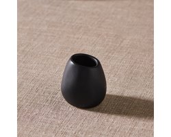 Karaca Earth Collection New Galactic Tandenstokerhouder 5 cm - Reactive Glaze - Stoneware - Zwart tandenstoker