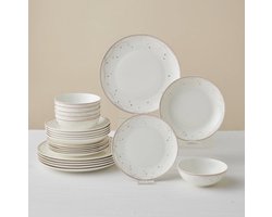 Karaca Elegance Bone Festival Serviesset – 24-Delig – 6 Personen – Luxe Porseleinen Servies