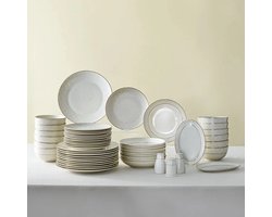 Karaca Elegance Bone Mandarin - 53-Delige Serviesset voor 12 Personen – Goud - Moderne Dinerset