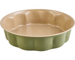 Karaca Jennese – Carbon Staal – Bakvorm – Groen – 26 cm
