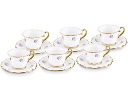 KARACA ROYAL BONE DIANA 90 ML KOFFIESET 6 PERSONEN