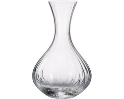 Karaf - decanter- jug - WATERFALL voor water en wijn - Bohemia Kristal - waterkan met optic - schenkkan 1500ml