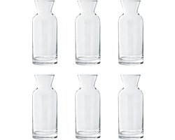 Karaf Village 1L - Set van 6 Stuks - Hoogwaardige Glazen Waterkaraf voor Wijn, Water en Sap - Elegant en Duurzaam Ontwerp voor Elke Gelegenheid