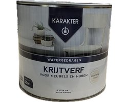 Karakter Krijtverf - watergedragen - 2,5L - extra mat - meubels en muren - Charming Cream