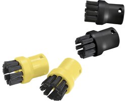 Karcher Borstelset voor Stoomreiniger 2x Zwart 2x Geel