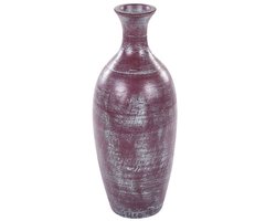 KARDIA - Decoratieve vaas - Lichtblauw - Terracotta