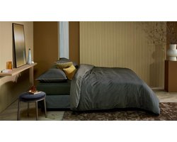 Kardol Richmond dekbedovertrek - Tweepersoons - 200x200/220 - Donker Groen