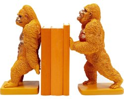 Kare Boekensteun Gorilla Orange (set van 2)