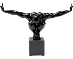 Kare Decofiguur Atleet Zwart Klein