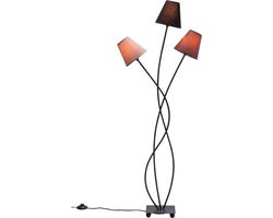 Kare Design Vloerlamp Flexible Mocca Tre 3-Lichts H130 cm - Bruin
