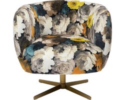 Kare Draaifauteuil Peony Yellow