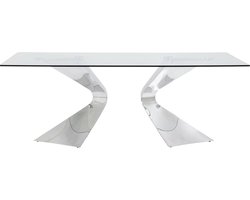 Kare Eettafel Gloria Chrome