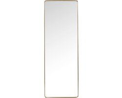 Kare Spiegel Curve Rectangular Brass 200x70cm