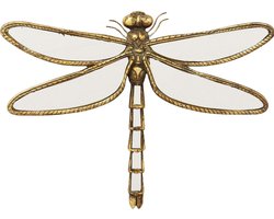 Kare Wanddecoratie Dragonfly Mirror