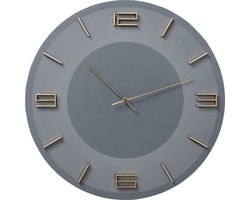 Kare Wandklok Leonardo Grey Gold