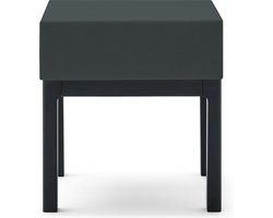 Karlsson Nachtkast Kårlsson met houten frame - 49 x 49 x 37 cm - anthracite
