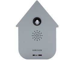 Karlsson Ornament Sound Box Modern Chuckoo - Grijs - 12x7.5x11.5cm - Modern - Kunststof