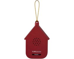 Karlsson Sound box Modern Cuckoo Mini - Rood - 3x5.4x7.2cm - Scandinavisch - Polystyreen