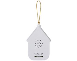 Karlsson Sound box Modern Cuckoo Mini - Wit - 3x5.4x7.2cm - Scandinavisch - Polystyreen
