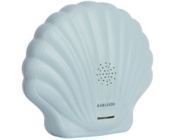 Karlsson Sound box Sea Shell - Lichtblauw - 5.8x13.5x11.8cm - Scandinavisch - Polystyreen
