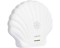 Karlsson Sound box Sea Shell - Wit - 5.8x13.5x11.8cm - Scandinavisch - Polystyreen