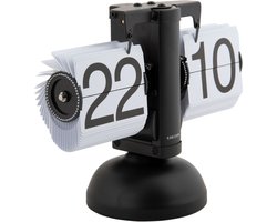 Karlsson Tafelklok Small Flip - Wit - 9.5x21x16.5cm - Modern