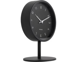 Karlsson Tafelklok Stark - Zwart - Ø15cm - Modern