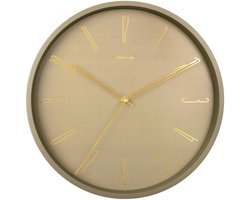 Karlsson Wandklok Belle - Mosgroen - Ø35cm - Wandklok Scandinavisch,Modern