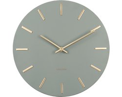 Karlsson Wandklok Charm - Jungle Groen/Goud - Ø30cm - Wandklok Scandinavisch