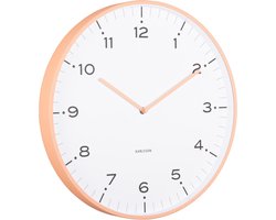Karlsson Wandklok Circus Rings - Oranje - Ø40cm - Wandklok Scandinavisch