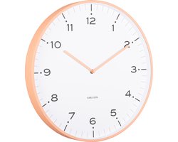 Karlsson - Wandklok Circus Rings - Peach orange- Ø40cm