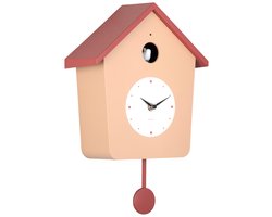 Karlsson Wandklok Cuckoo Light - Zachtbruin - 23x10.5x26.4cm - Wandklok Scandinavisch