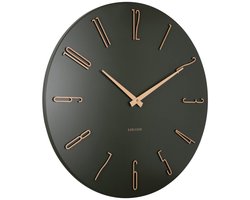 Karlsson Wandklok Esmerado Large - Groen - 60x60x60cm - Wandklok Modern
